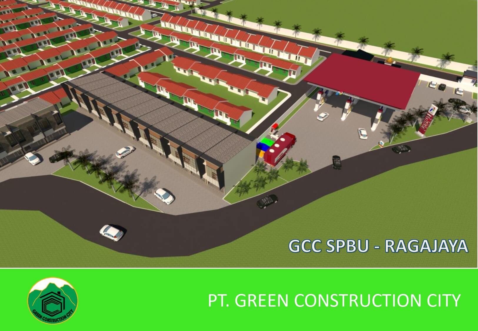 SPBU di Area Gate 2 Green Citayam City
